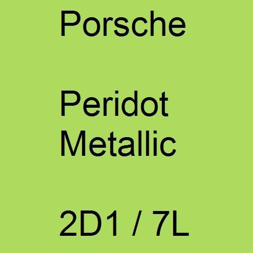 Porsche, Peridot Metallic, 2D1 / 7L.